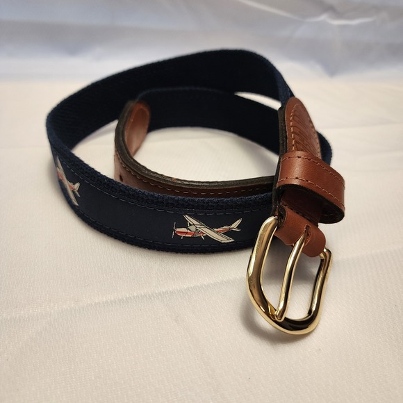 Zep-Pro Airplane Theme Belt Size 32 Preppy. Men or Boys - Picture 1 of 4